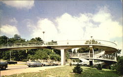 Spiral And Crosswalk Over Highway 6, State University Of Iowa Postcard