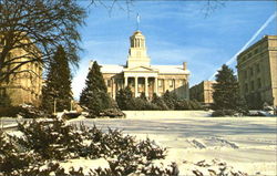 Winter In Iowa, University of Iowa Iowa City, IA Postcard Postcard