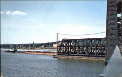 Tow Boats And Barges Postcard