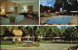 Oak Park Motel, U. S. 17 Brunswick, GA Postcard Postcard