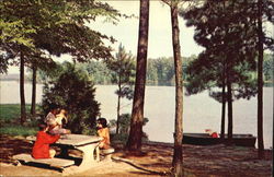 Georgia State Parks, Elijah Clark Postcard