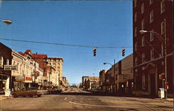 A View Of Business Section, Clayton Street Athens, GA Postcard Postcard