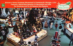 Bronner's Family Christmas Wonderland In Frankenmuth Michigan Postcard Postcard