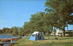 Waffle Farm Camp, 779 Union City Road Coldwater, MI Postcard Postcard