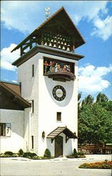 Glockenspiel Tower, Frankenmuth Bavarian Inn Michigan Postcard Postcard