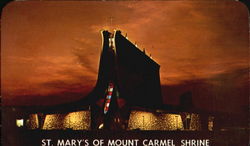 St. Mary's Of Mount Carmel Shrine Manistee, MI Postcard Postcard