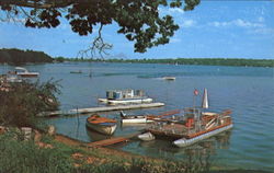 The Pontoon Boat Boats, Ships Postcard Postcard