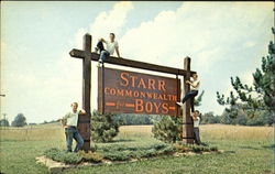 Starr Commonwealth For Boys Is A Redirectional School Albion, MI Postcard Postcard