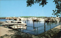 Duncan L. Clinch Yacht Harbor Traverse City, MI Postcard Postcard