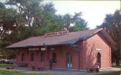 Smith Creek Depot, Greenfield Village Postcard