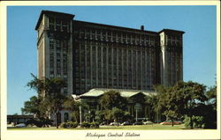 Michigan Central Station Detroit, MI Postcard Postcard