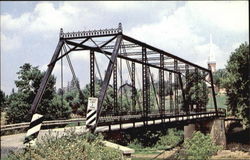 Old Black Bridge Postcard