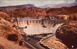 Boulder Dam And Lake Mead Postcard