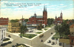 Popular Street Macon, GA Postcard Postcard