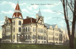 High School Brainerd, MN Postcard Postcard