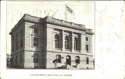 Government Building At Pierre Postcard