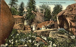 Stage Rocks Postcard