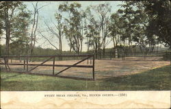 Sweet Briar College Tennis Court Postcard