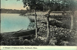 A Glimpse Of Roberts Lake Faribault, MN Postcard Postcard