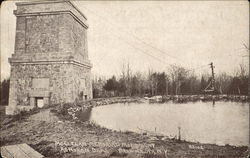 McClellan Memorial Monument, Asnokan Dams, Brown's Station Shokan, NY Postcard Postcard