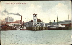 Colman Dock Seattle, WA Postcard Postcard