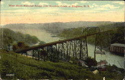 West Shore Railroad Bridge Over Rondout Creek Postcard