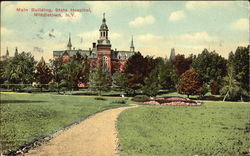 Main Building State Hospital Postcard