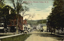 Water Street Newark Valley, NY Postcard Postcard