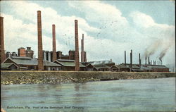 Plant Of The Bethlehem Steel Company Pennsylvania Postcard Postcard