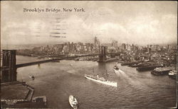 Brooklyn Bridge Postcard