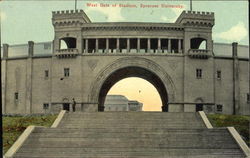 West Gate Of Stadium, Syracuse University Postcard