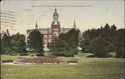 State Homeopathic Hospital Main Building Postcard