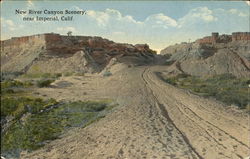 New River Canyon Scenery Postcard