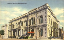 Peabody Institute Baltimore, MD Postcard Postcard