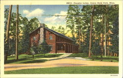 Douglas Lodge, Itasca State Park Postcard