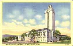 New University Library, University of Texas Postcard