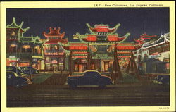 New Chinatown Los Angeles, CA Postcard Postcard