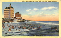 Villa Riviera And Pacific Coast Club Postcard