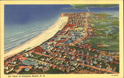 Air View Of Hampton Beach New Hampshire Postcard Postcard