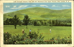 Lake Sunapee Country Club With Mt. Kearsarge From Upper Terrace Postcard