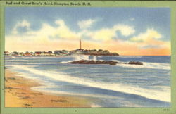 Surf And Great Boar's Head Hampton Beach, NH Postcard Postcard