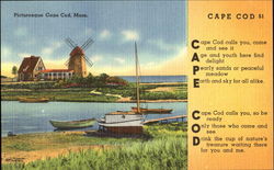 Picturesque Cape Cod Postcard