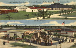 The Big Top, Ringling Bros, And Barnum & Bailey Winter Quarters Postcard