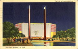 The Hall Of Communications 1939 NY World's Fair Postcard Postcard