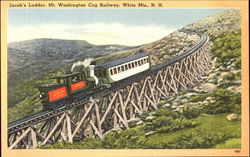 Cog Railway Train, Mt. Washington Postcard