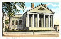 Pilgrim Memorial Hall Postcard