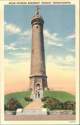 Myles Standish Monument Postcard