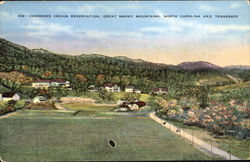 Cherokee Indian Reservation, Great Smoky Mountains Postcard