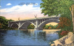 Capitol Drive Bridge Postcard