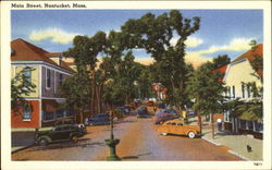 Main Street Nantucket, MA Postcard Postcard